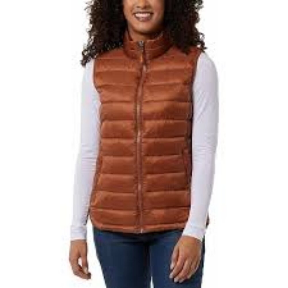 32 Degrees Heat vest orange women's size M